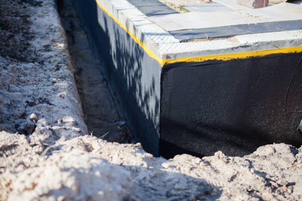 Residential Exterior Waterproofing installation at a Middlebury, IN home by SJ Waterproofing Pros